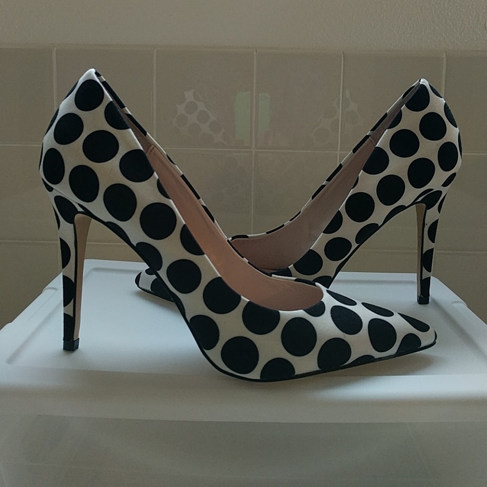 Cute polka dot Aldo heels